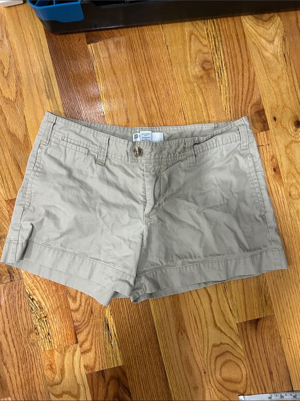 GAP Women's Cotton Bermuda Shorts in Khaki